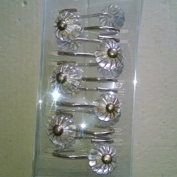 Beautiful Rare Jewel shower curtain hooks - Picture 6 of 8